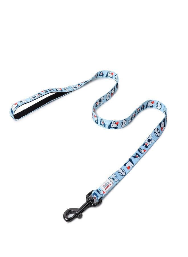 Zigly Lifestyle Doodle Dog Leash-Blue | Durable Long Leash for Dogs | Comfortable Grip, Stylish Printed Ltraining Leash for Daily Walks - Image 5
